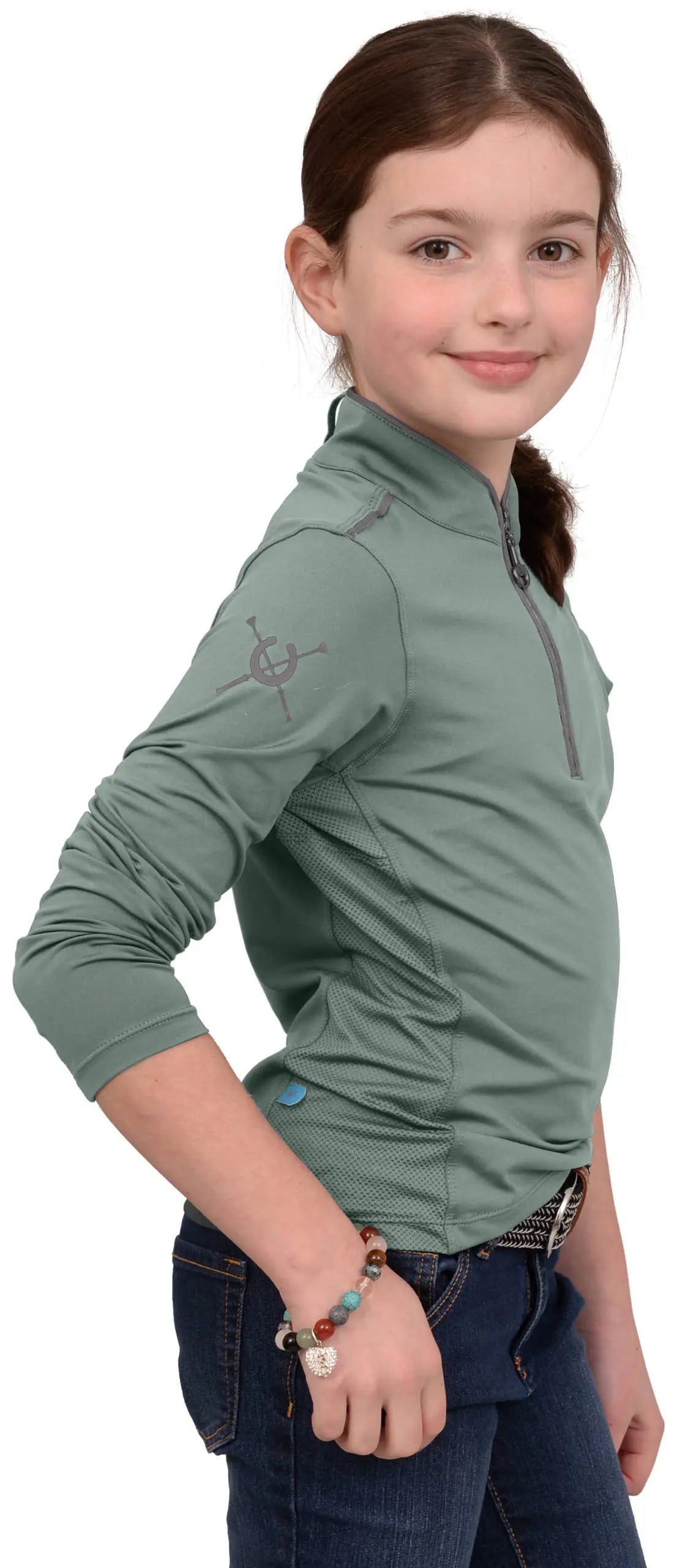Performance Rider SkyCool® Youth Shirt - Sage