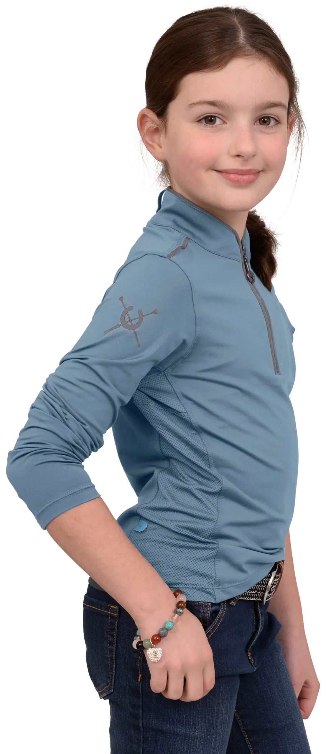 Performance Rider SkyCool® Youth Shirt - SkyBlue