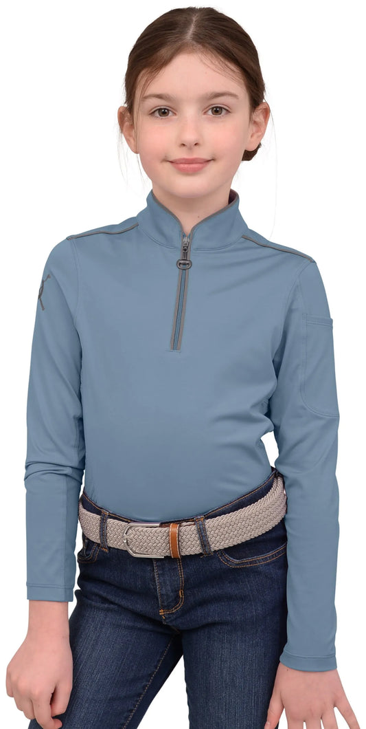 Performance Rider SkyCool® Youth Shirt - SkyBlue