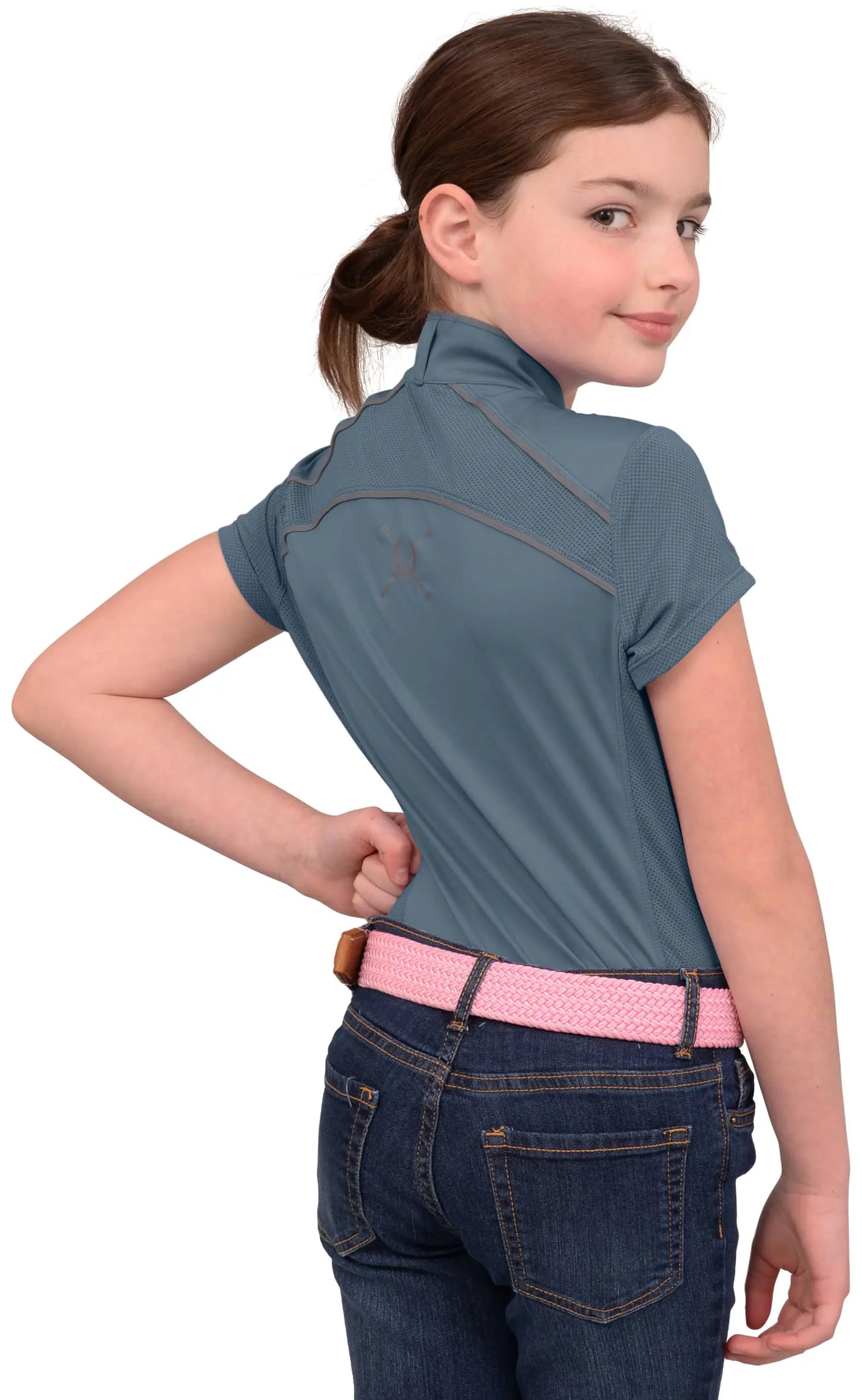 KIDS Performance Rider SkyCool® Youth Sport Shirt - BLUE