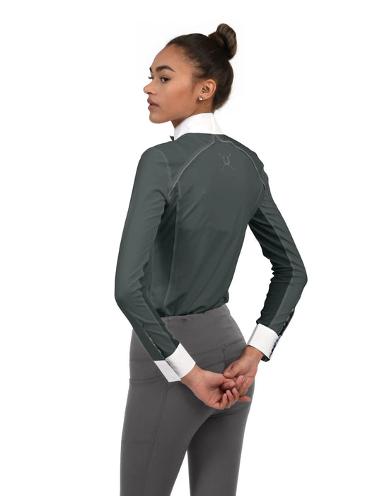 ADULT SkyCool® Liberty Show Shirt LONG Sleeve - Street Green